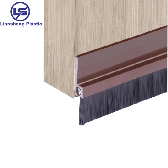 Door bottom brush seal strip